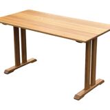 Vintage shaker dining table in oak minimalist design 70's