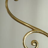 Art Deco brass coat rack from the 20th century.