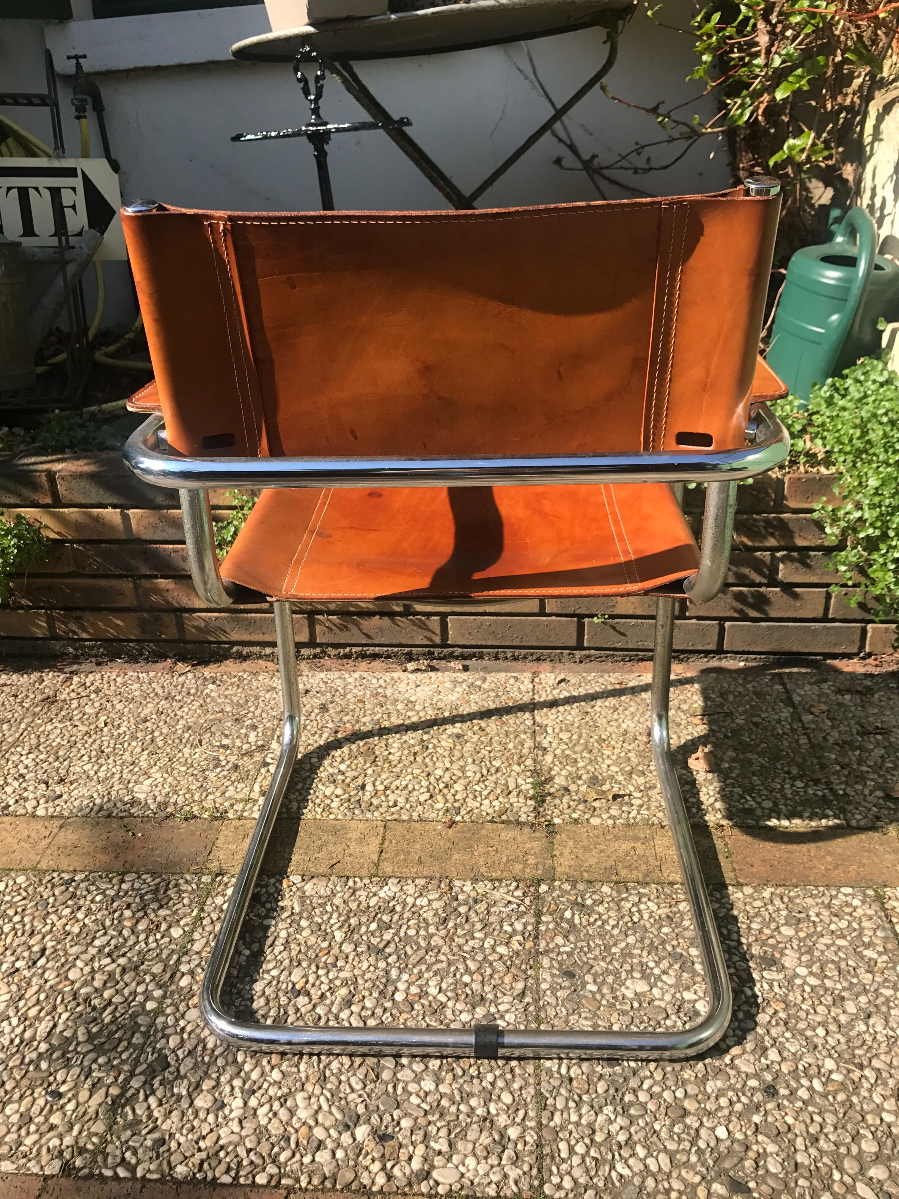 Leather armchair