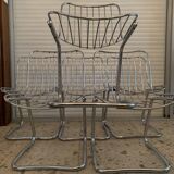 Metal basket chairs