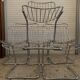 Metal basket chairs