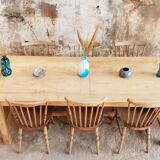 Table de ferme en orme