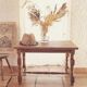 Natural wood coffee table
