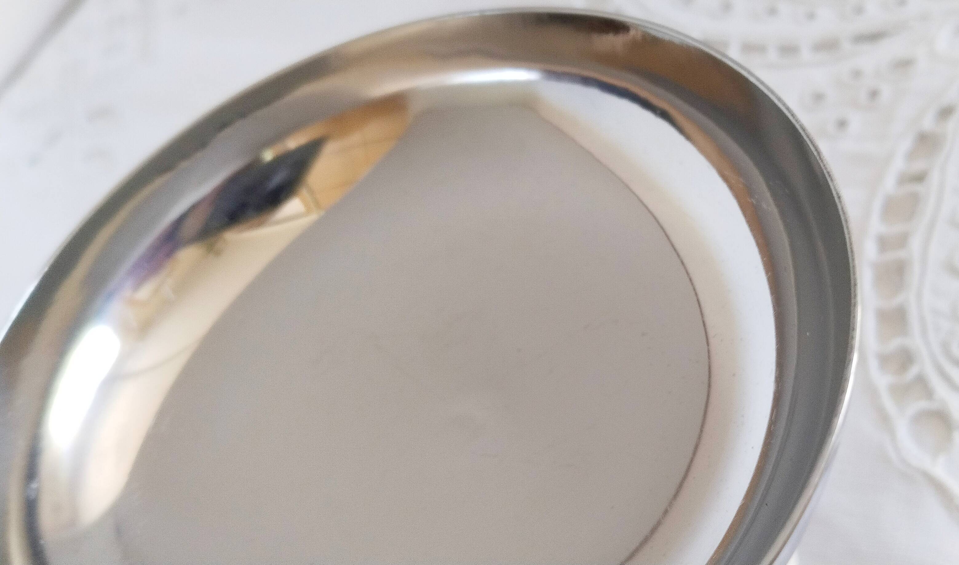 Set of 6 vintage ice cream cups on foot, in 18/10 stainless steel (ref 10)