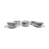 coffee cups and saucers sarreguemine