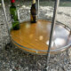 Vintage rolling bar cart from the 60s/70s.