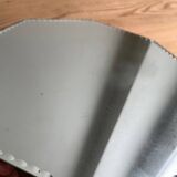 Vintage octagonal beveled mirror