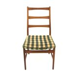 4 Scandinavian oak chairs, Sweden, 1960