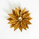 Rare large gold-plated Hans Kögl Florentine-style ceiling or wall lamp from