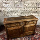 Buffet In Natural Wood Regional Work in Louis XV Style from the 19th Century