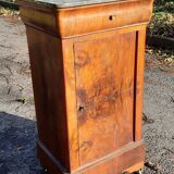 Nineteenth century ogee bedside table