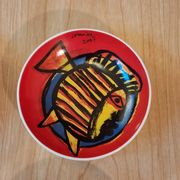 Bowl or small dish by the artist Guillaume Cornelis or Corneille from 2001.