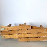 Wall accordion coat rack in light wood
