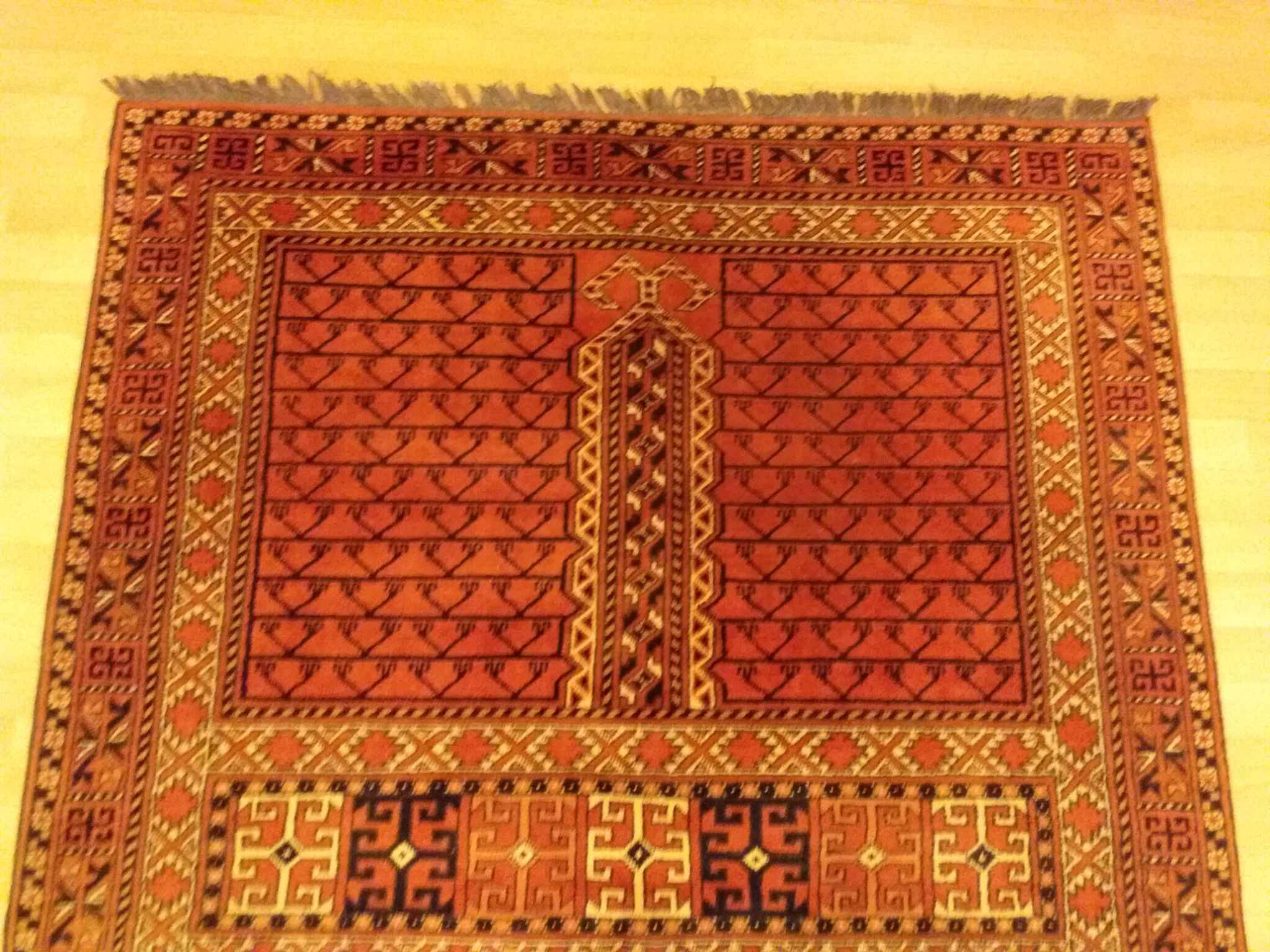Handmade Afghan Karghai rug 249x162cm