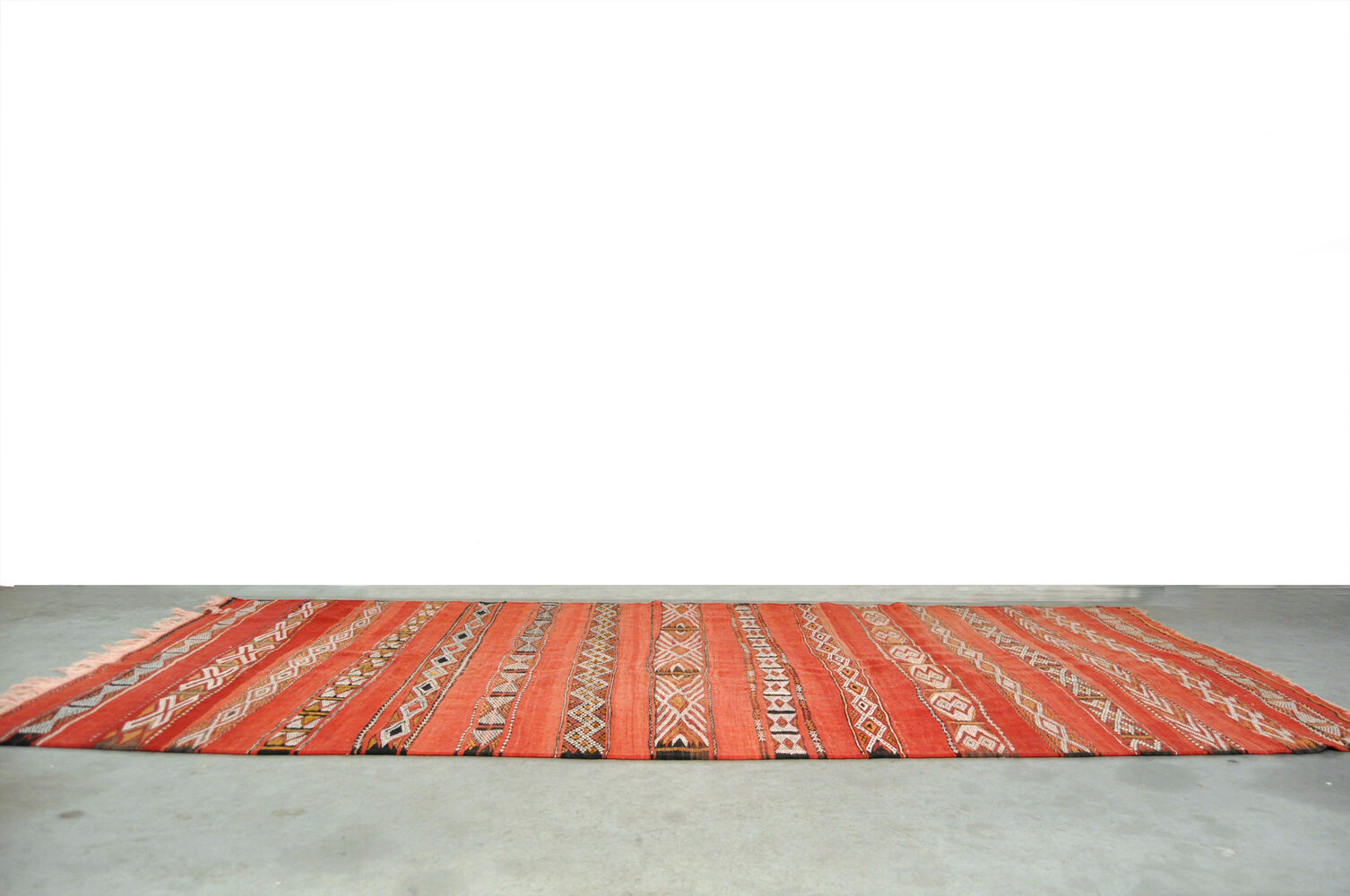 Hand-knotted rug from Morocco, 1980s  270x142cm