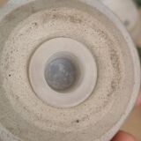 Salt and pepper shaker set in stoneware.