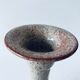 Enamelled terracotta candle holder