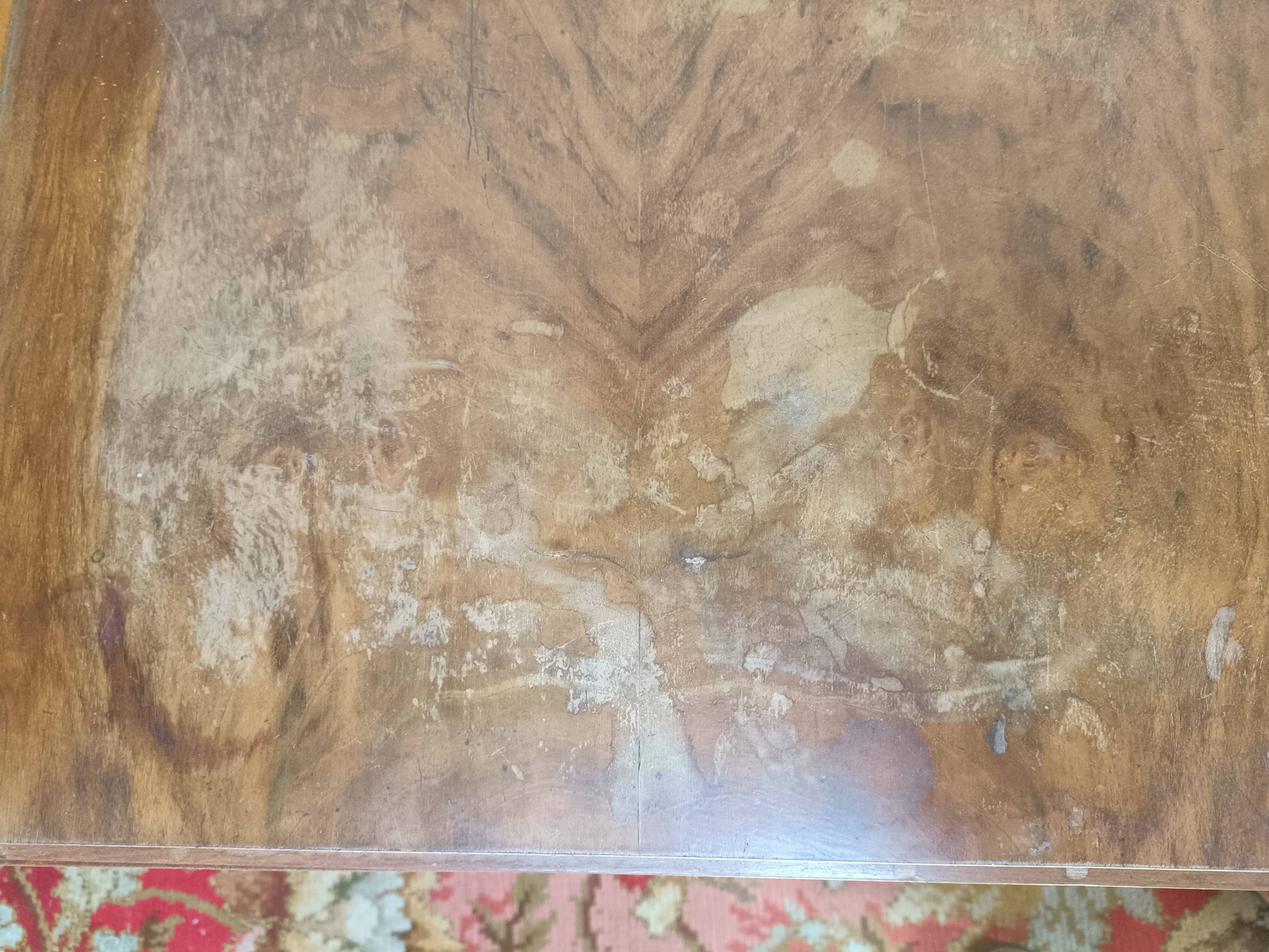 Small art deco sideboard walnut veneer