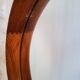 Round teak mirror Uno and Osten Kristiansson Luxus Vittsjö, Scandinavian