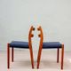 Set of 2 Model No. 84 Teak Chairs by Niels Otto Møller, Denmark, 1960s