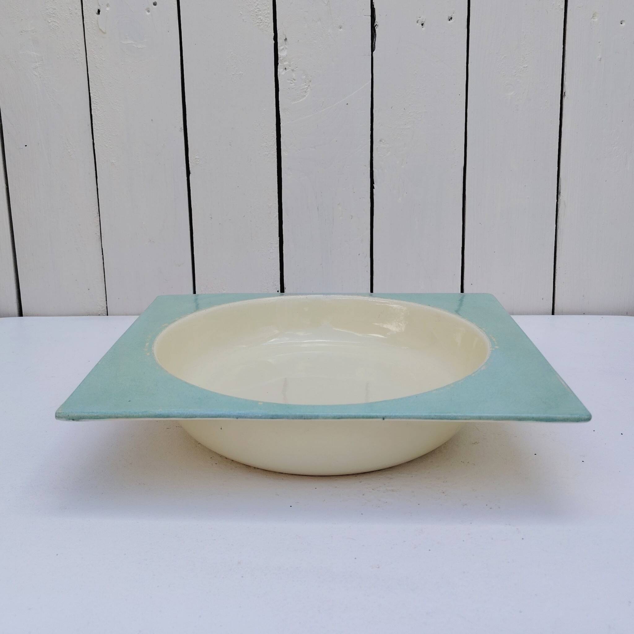 Vegetable dish, ceramic, Jean Luce earthenware, vintage