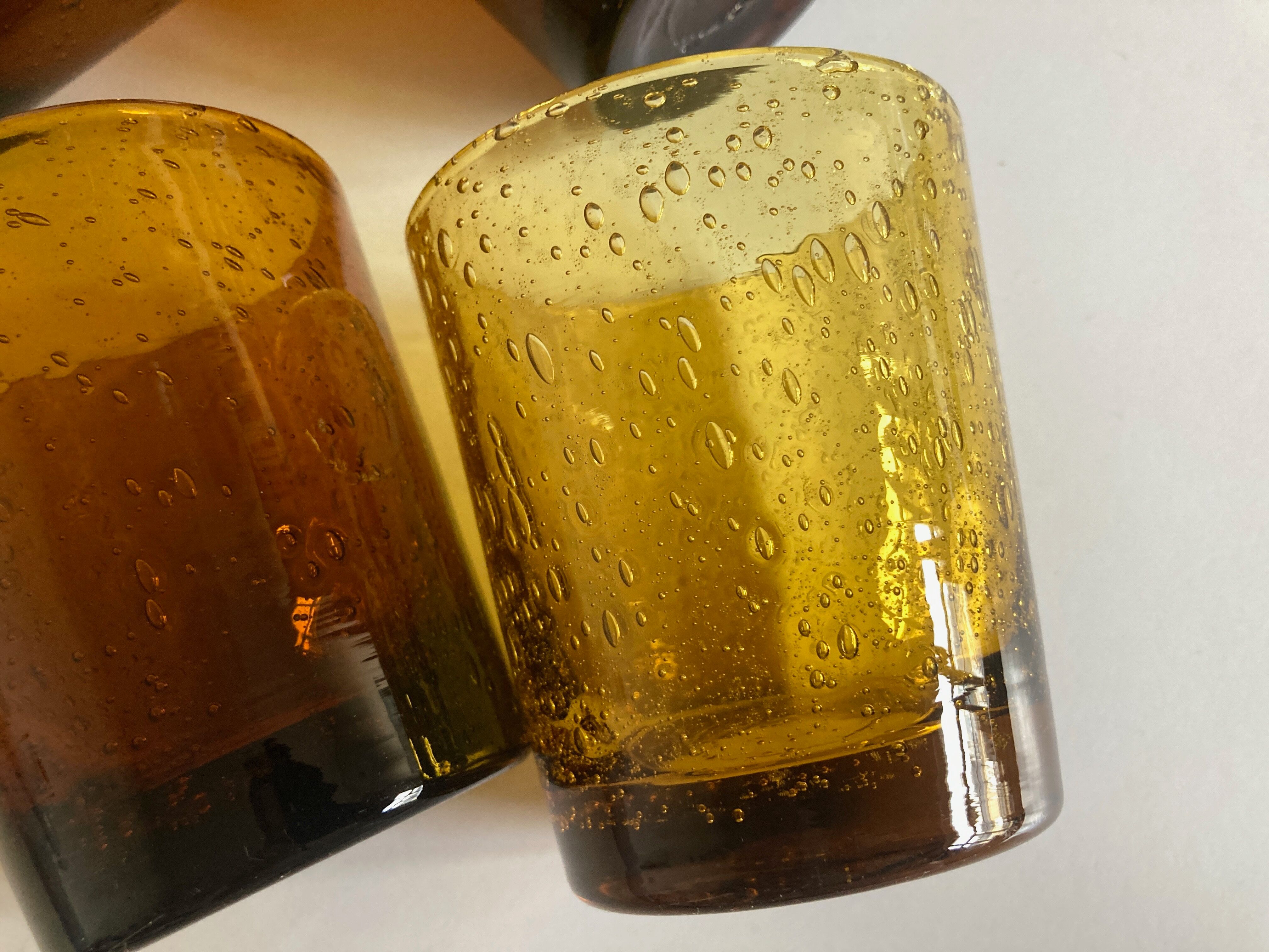 Set de 6 verres de Biot 1960