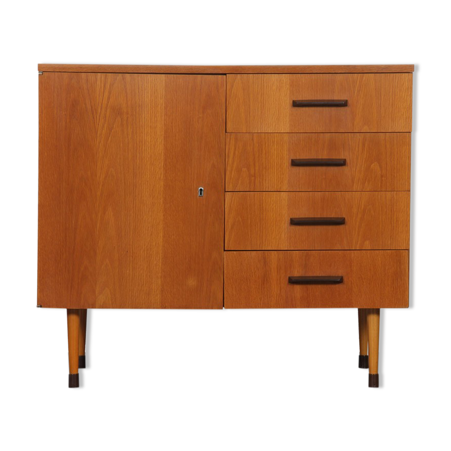 Vintage wooden dresser by UP Zavody in 1970