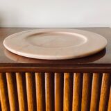 Pink marble centerpiece / tray, up&up italy, 1970s