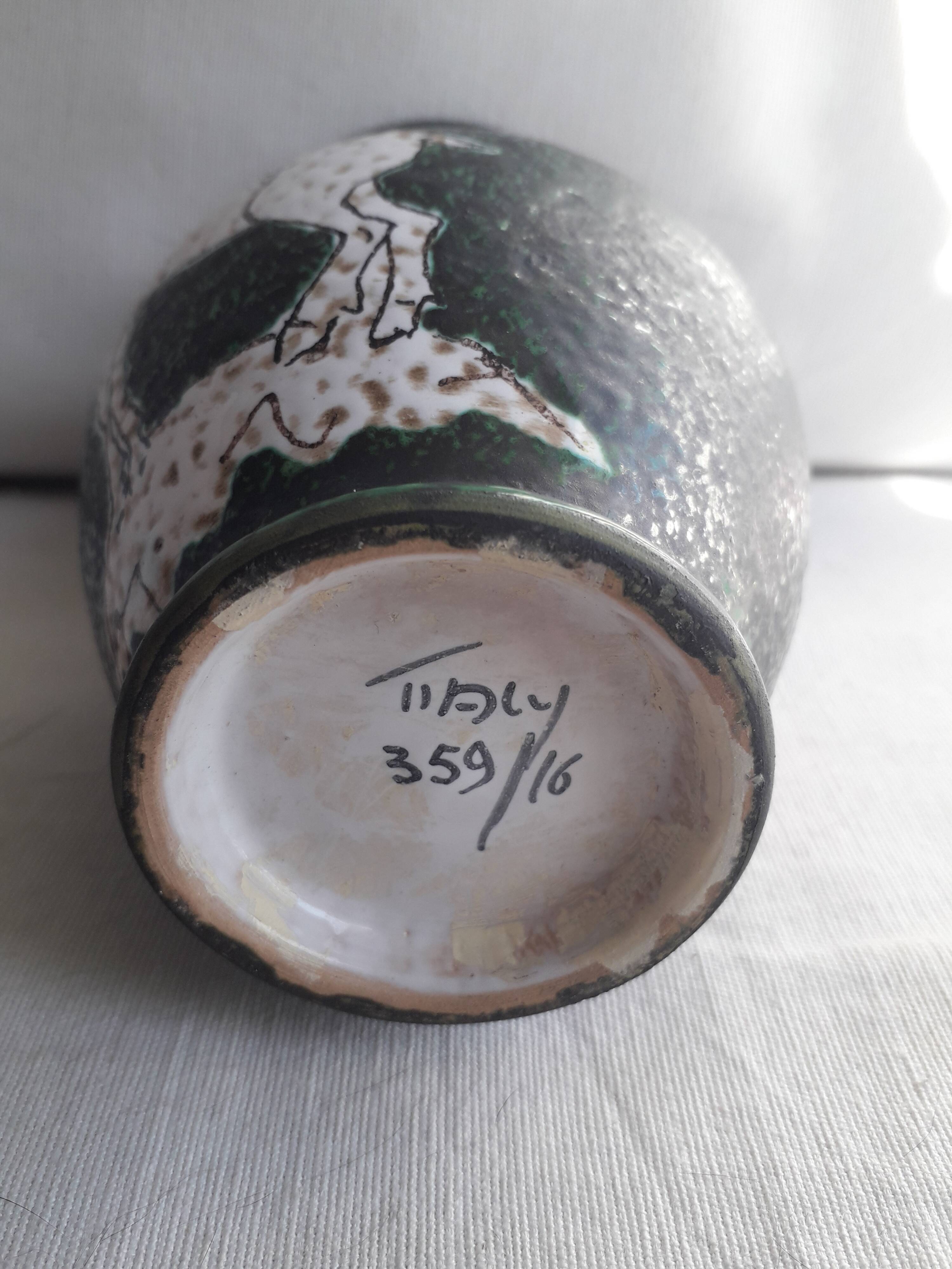 Vase vintage signé Italy