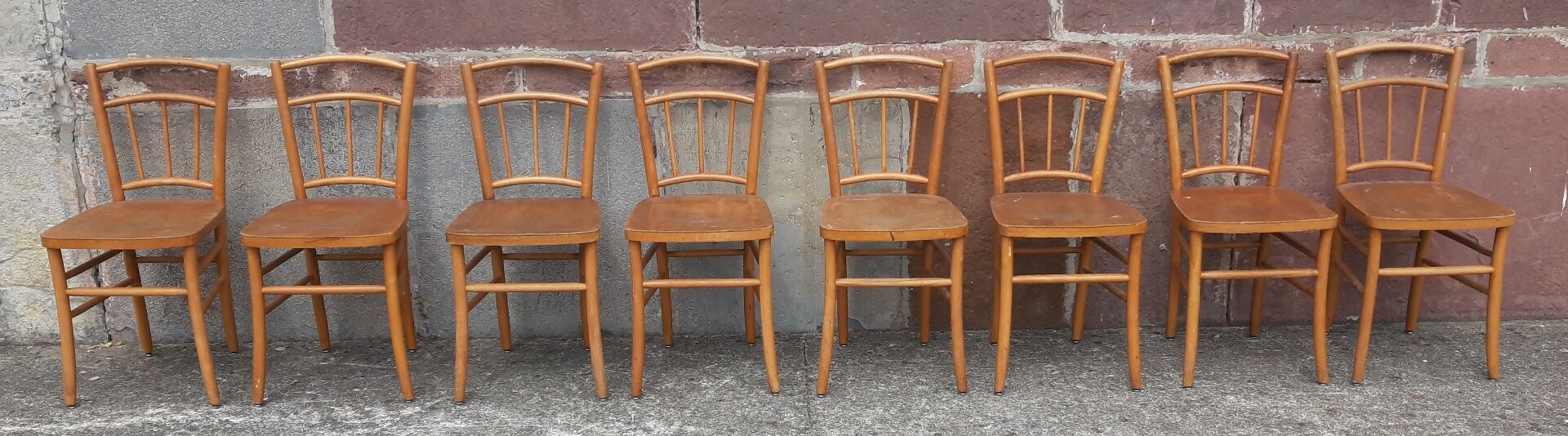 Chaises bistrot (Lot de 8 chaises)