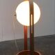 Lampadaire de style spatial suisse en plastique et contreplaqué des années 1960