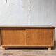 Vintage TV / hi-fi cabinet sideboard - oak - 50/60 - French modernist