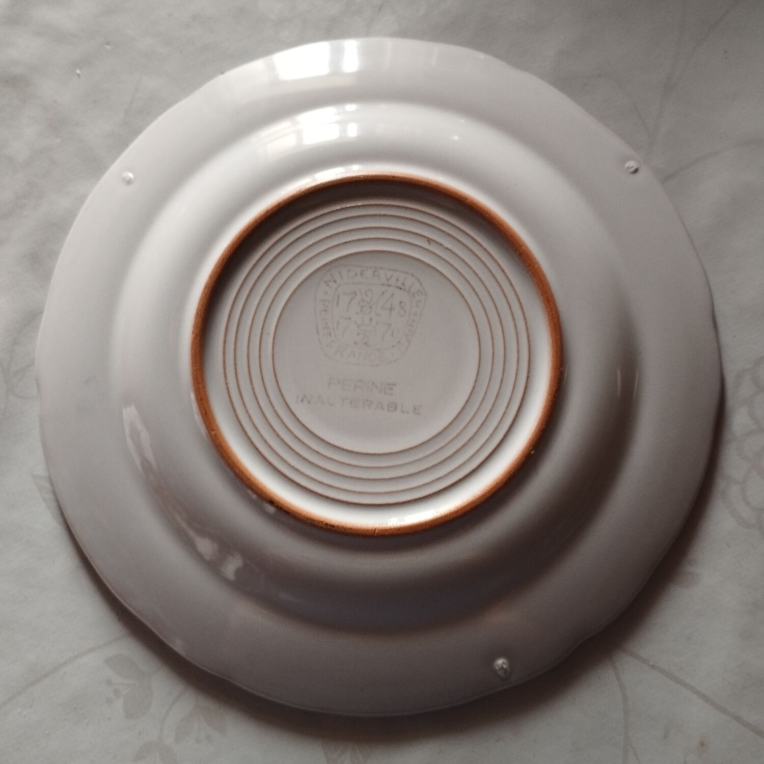 Lot de 3 assiettes à dessert Niderviller