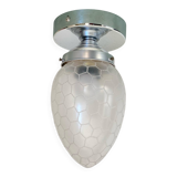 Wall light ceiling lamp shell globe stainless steel fixing rose vintage decoration