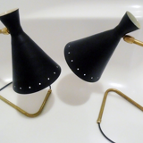 2 lampes de table cocotte noir