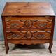 Commode bureau style Louis XV en noyer massif circa 1880
