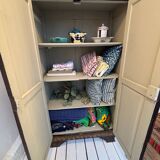 Small 19th-century patinated wardrobe