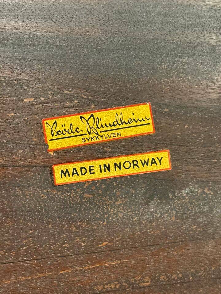 Rare Rosewood Coffee Table by Brødrene Blindheim - Norway 1970s