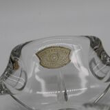 Cendrier ou vide-poche en cristal du Val Saint-Lambert