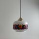 VINTAGE OPALINE SUSPENSION LIGHT 1970