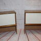 Vintage design bedside tables 70s