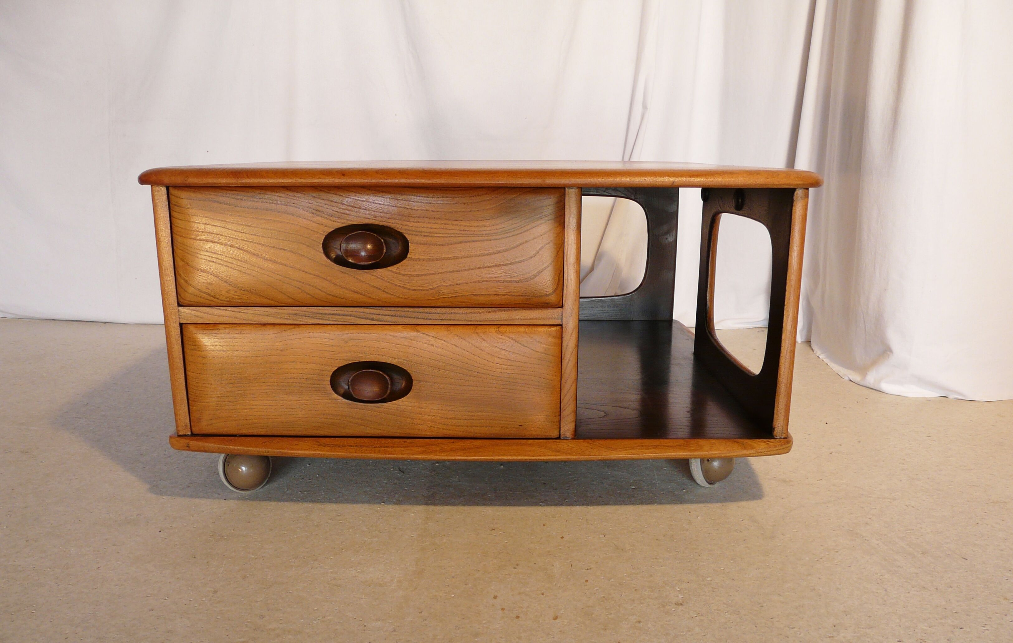 Ercol Scandinavian square coffee table