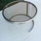 Vintage living room table “metal and glass top”