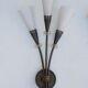Pair of arum sconces edition Lunel Paris 50s