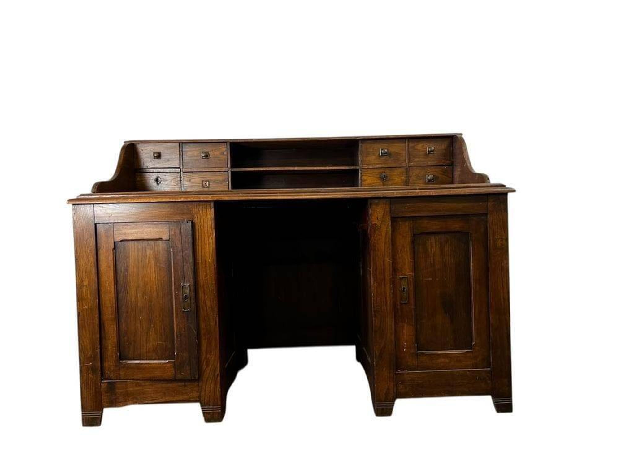 Bureau en bois vintage / table d'écriture