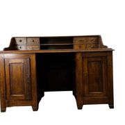 Bureau en bois vintage / table d'écriture