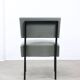 Mid-century Bauhaus Style Easy Chairs in Grey Fabric
