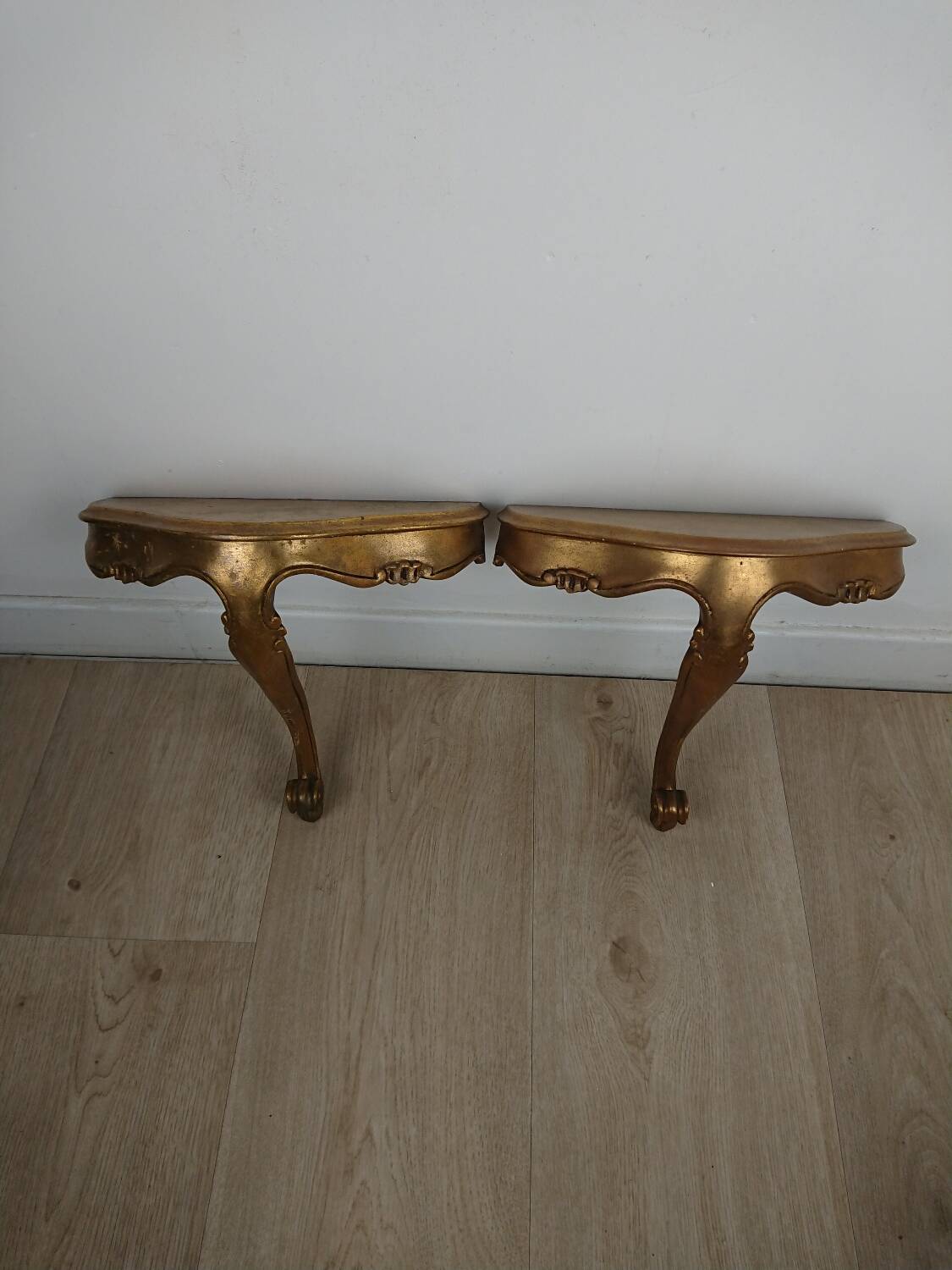 Venetian console the pair