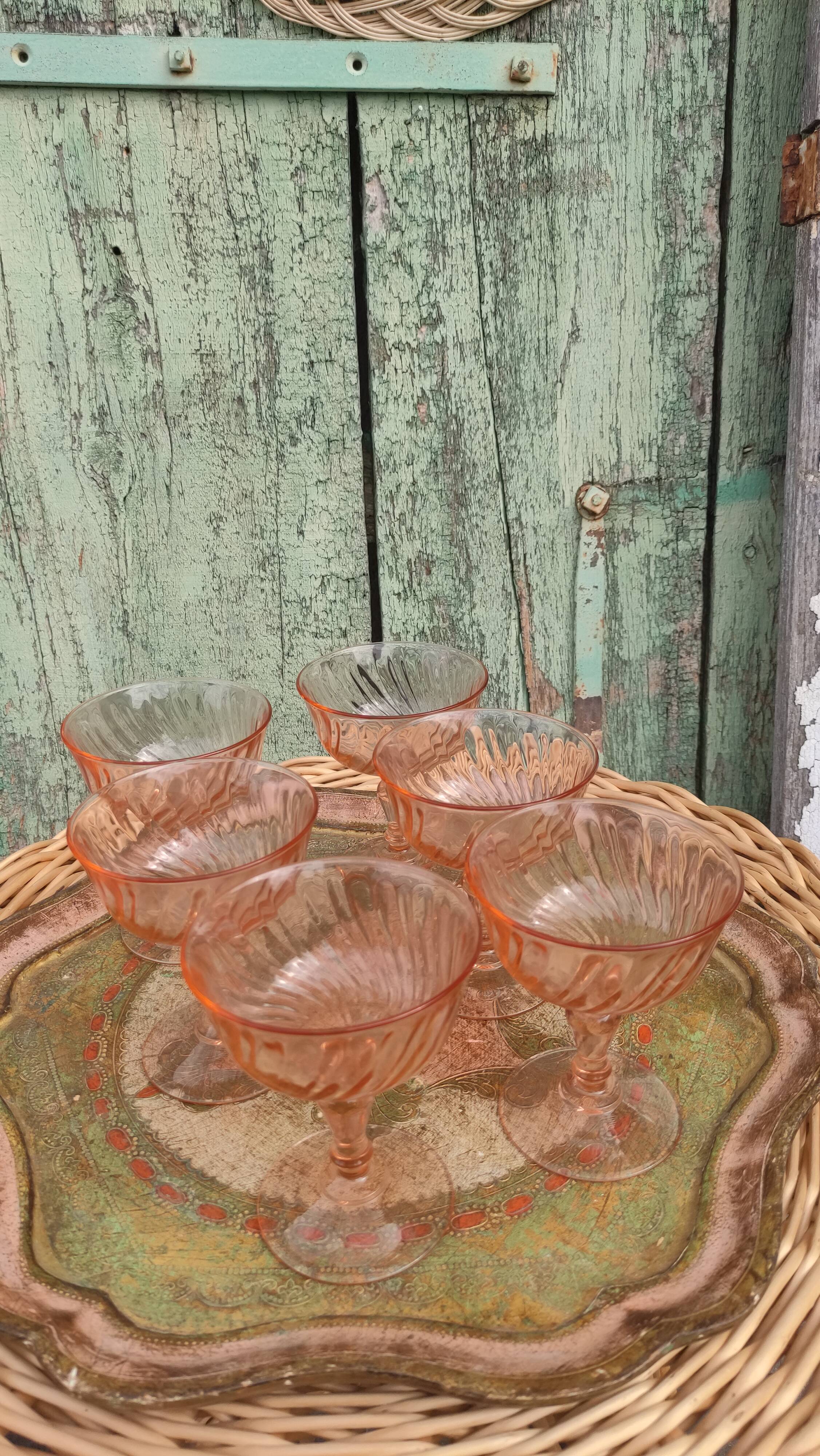 Walking glasses rosaline d'arcoroc luminarc pink cuts