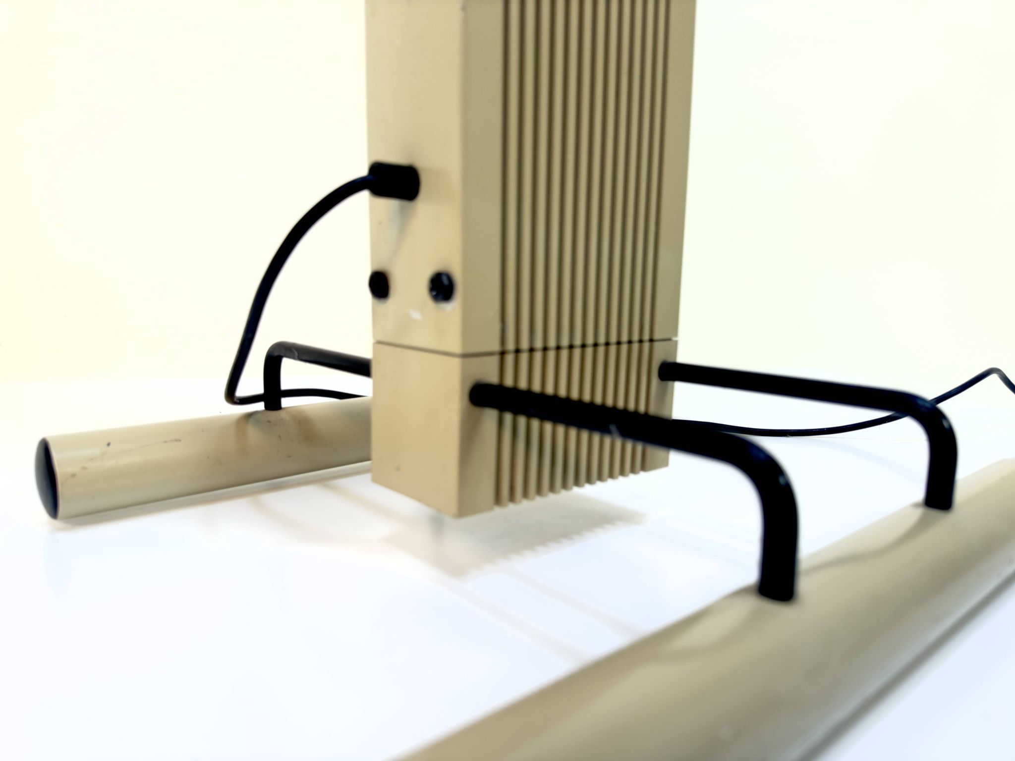"Zagar" Halogen Floor Lamp, First Model in Metal by Silvio Carpani for Stilnovo, Italy 1978